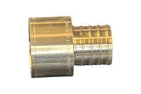 1 in PEX Female Sweat Brass Adapter (Lead Free)
