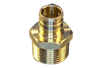 3/4 in PEX x 3/4 in MPT Brass Adapter (Lead Free)