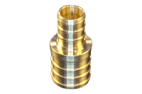 3/4 in x 1/2 in PEX Brass Reducing Coupling (Lead Free)
