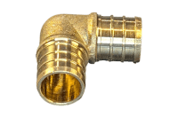 1 in PEX 90° Brass Elbow (Lead Free)