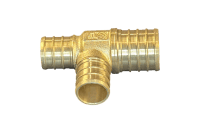 1 in x 3/4 in x 3/4 in PEX Brass Tee (Lead Free)