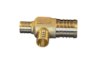 1-1/4 in x 3/4 in x 3/4 in PEX Brass Tee (Lead Free)