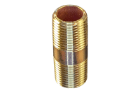 1/2 in x 2 in Brass Nipple (Male x Male NPT) (Lead Free)