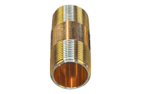 1 in x 3 in Brass Nipple (Male x Male NPT) (Lead Free)