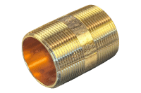 1-1/2 in x 2-1/2 in Brass Nipple (Male x Male NPT) (Lead Free)