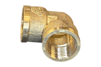 1/2 in Brass 90° Elbow (Female x Female NPT) (Lead Free)