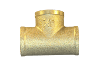 1/2 in Brass Tee (Female NPT) (Lead Free)