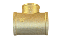 1-1/4 in x 1 in Brass Reducing Tee (Female NPT) (Lead Free)