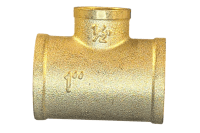 1-1/2 in x 1 in Brass Reducing Tee (Female NPT) (Lead Free)
