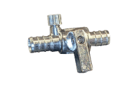 1/2 in PEX x PEX Straight Stop Valve with Drain (Lead Free)