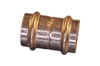 1 in Copper Press Coupling with Stop