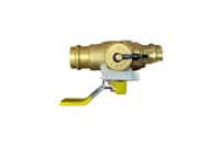 1 in Propress x 3/4 in Hose (NH) Ball Valve with Drain (Lead Free)